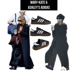 Adidas Sambarose Black Gum Sole - rare